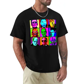 Универсальная футболка с изображением Уорхола, рубашка с животным принтом для мальчиков, милые топы, мужская одежда, мужская одежда