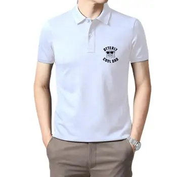 Otterly Cool Dad - мужская футболка с коротким рукавом и рисунком, новинка 2023 года, летние мужские футболки, дышащая хлопковая футболка из чистого хлопка