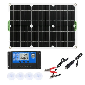 Комплект солнечных панелей мощностью 180 Вт, зарядное устройство 12 В с контроллером для лодки-фургона RV
