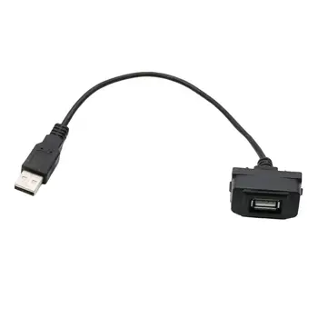 Автомобильный порт USB 2.0, разъем на панели, кабель-адаптер Plug and Play для Asx