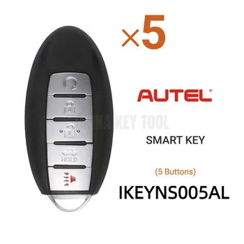 5X Универсальный Смарт-Ключ Autel iKey Для Nissan Premium Style с 5 Кнопками IKEYNS5TPR IKEYNS005AL