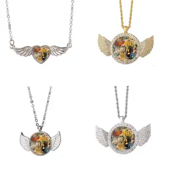 История искусства Hpd ожерелье с крыльями Ангела, красивая подвеска, модные украшения