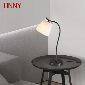 Жестяная Современная латунная настольная лампа со светодиодной креативной простой настольной лампой для украшения дома, гостиной, спальни, прикроватной тумбочки